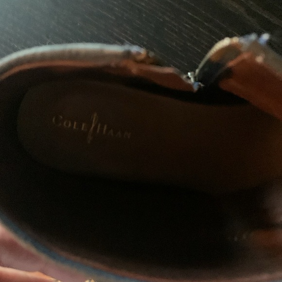 Cole Haan blue suede booties - Picture 3 of 4